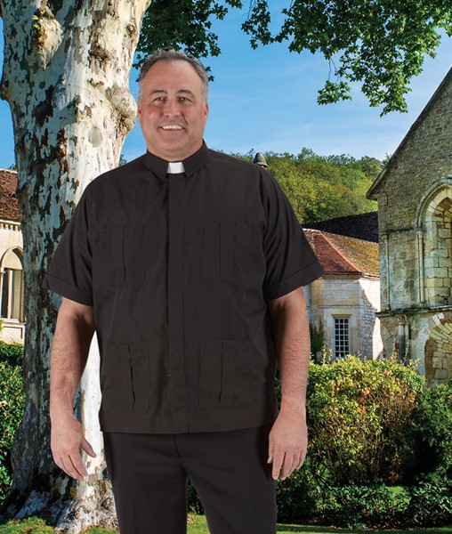 Panama Clergy Shirt Short Sleeve