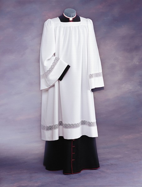 Lace Liturgical Clergy Surplice