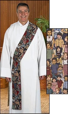 Children of the World Tapestry Deacon Stole