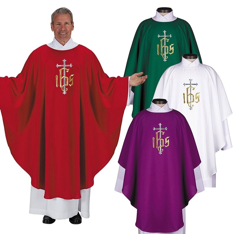 IHS and Cross Chasuble