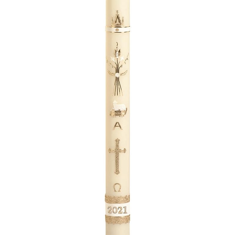 Ornamented Paschal Candles