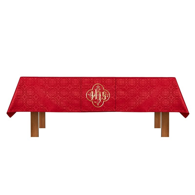 Red Cloth and Overlay Altar Parament