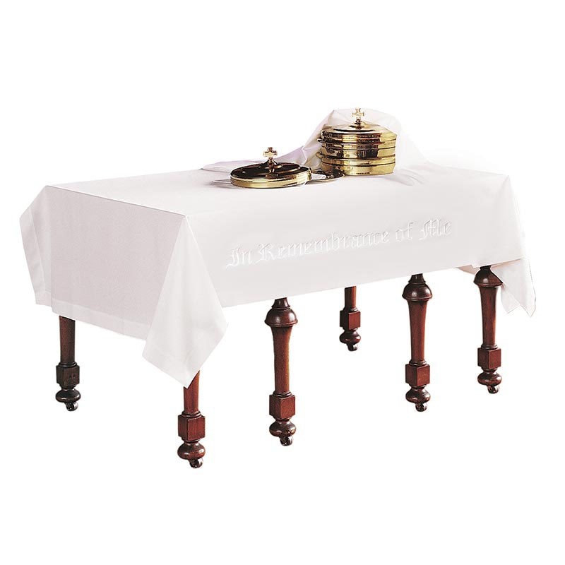 Two-Piece Communion Linen Set - In Remembrance of Me - 2/set