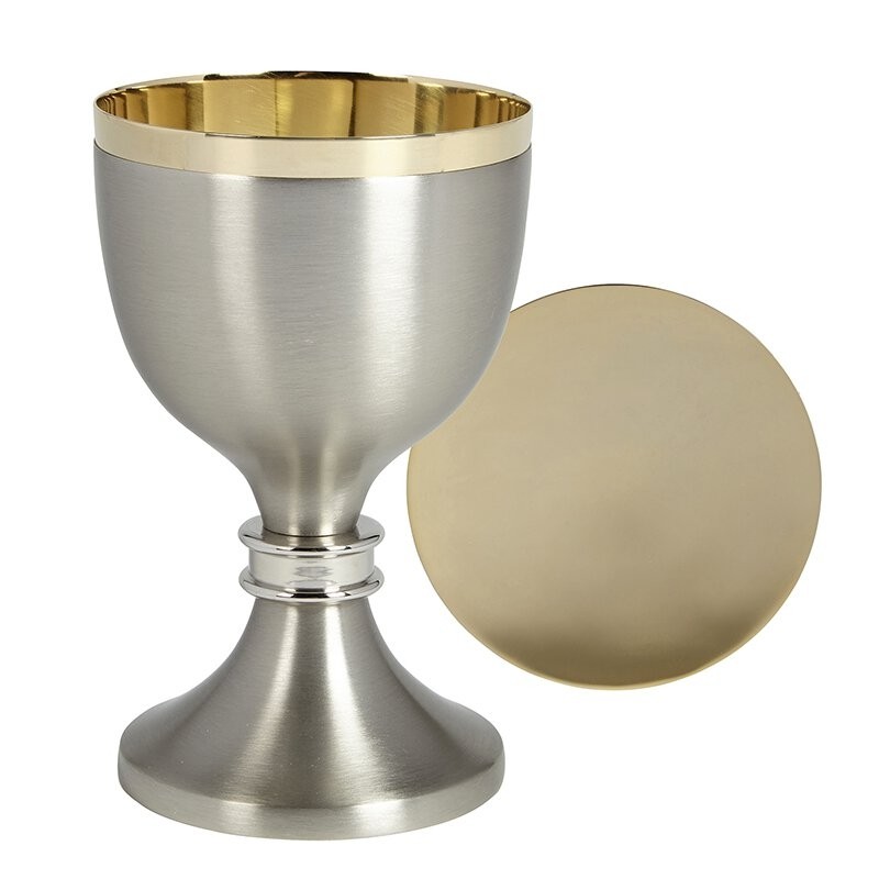Two-Tone Chalice and Paten Set