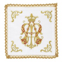 Embroidered Marian Chalice Pall
