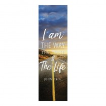 Foundation Series Church Banner - I Am the Way, the Truth and the Life 