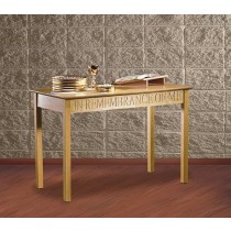 In Remembrance of Me Church Communion Table Pecan