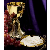 fancy chalice and paten