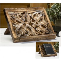 Ornate Wood Carved Bible/Missal Stand