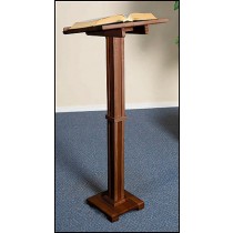 Standing Church Lectern for Altar Maple