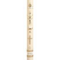 Ornamented Paschal Candles
