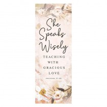 She Speaks Wisely X-Stand Banner