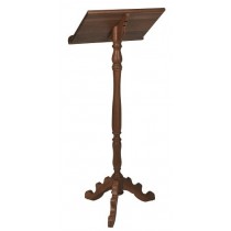 Wood Lectern Stand- Walnut Stain