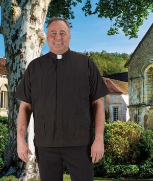 Panama Clergy Shirt Short Sleeve