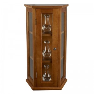 Ambry Display Cabinet - Medium Oak