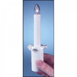 Battery Operated Candlelight Service or Caroler Candle