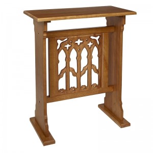 Canterbury Collection Church Credence Table - Medium Oak
