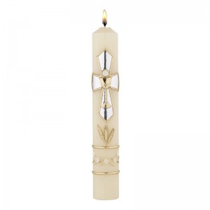 Chalice, Host and Cross First Communion Candle