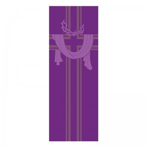 Crown of Thorns Lenten Church Banner