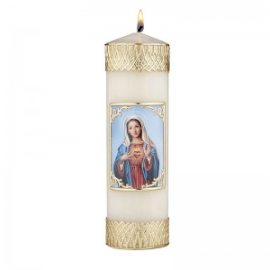 Devotional Candle - Immaculate Heart of Mary