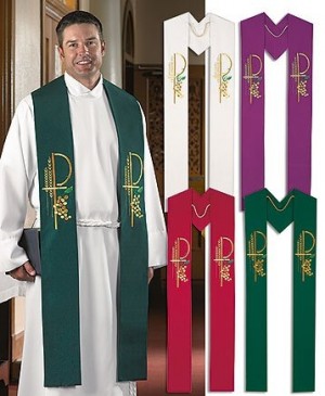 Eucharistic Collection Clergy Overlay Stoles 