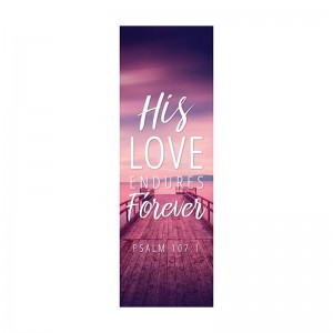 Foundation Series Church Banner - His Love Endures Forever