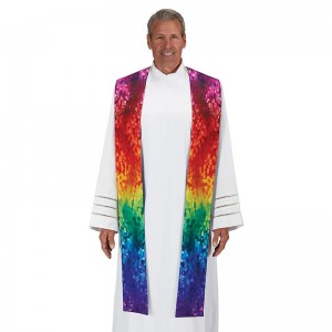 God's Promise Rainbow Clergy Stole