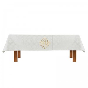 Ivory Cloth and Overlay Altar Parament