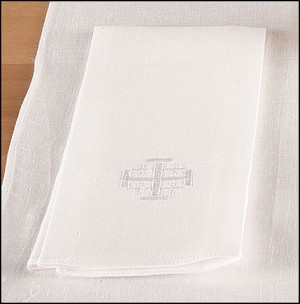 Altar Towel with Jerusalem Cross