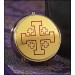 7-Host Communion Pyx Jerusalem Cross