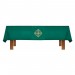 Altar Frontal and Holy Trinity Cross Green Overlay Cloth