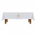 Altar Frontal and Holy Trinity Cross White  Overlay Cloth