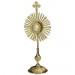 Budded Cross Monstrance with Removable Luna