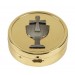 Cross and Chalice Embossed Communion Pyx Pkg of 3