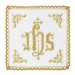 Embroidered IHS Chalice Pall - 2/pk