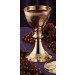 Etched Celtic Cross Chalice and Paten  