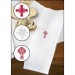 Lavabo Towel with Embroidered Designs