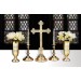 Budded Cross Altar Cross Set