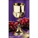 Gold Communion Cup with Grapes