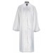 White Clergy Pulpit Robe with Brocade Panels
