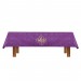 Purple Cloth and Overlay Altar Parament
