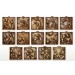 Stations of The Cross -Plaques Set of 14 Solid Brass