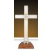 nickel wood IHS Altar Cross 24"